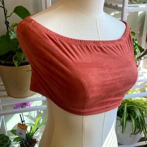 Mix and Matchy Orange Crop Top